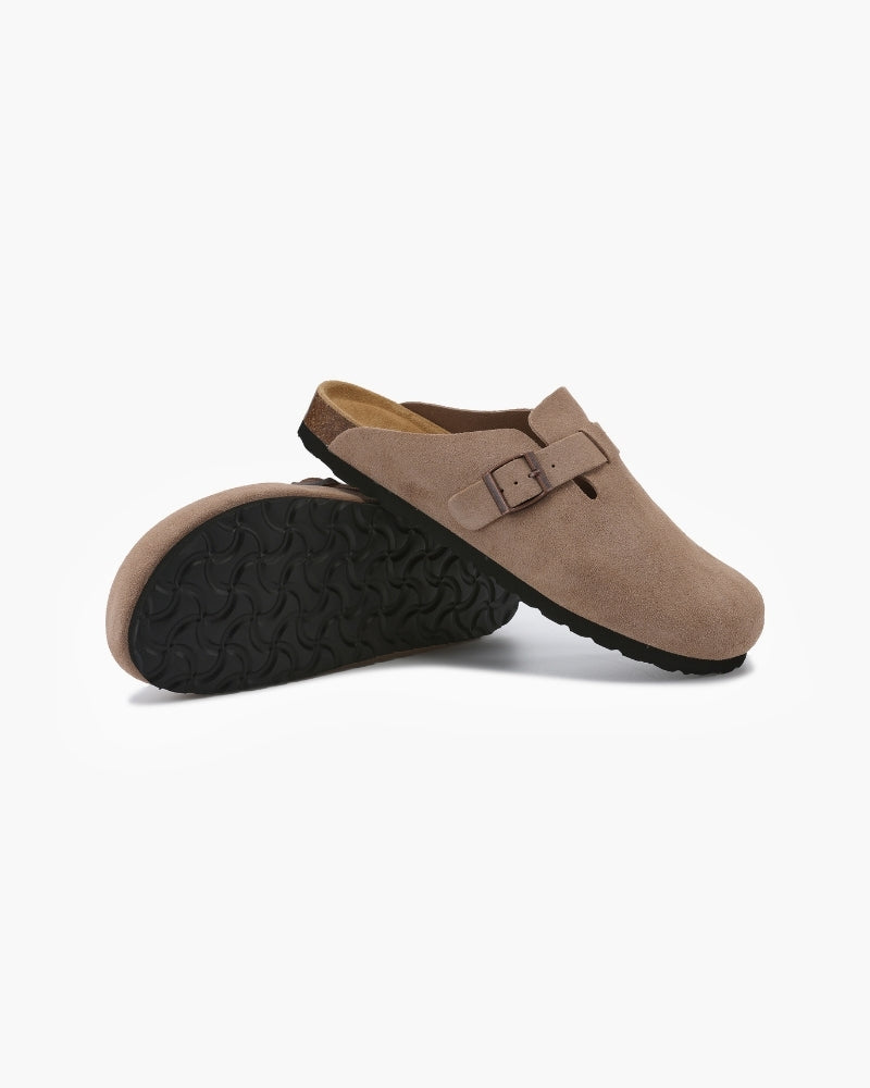 Old Money Suede Clogs – Premium Soft Calf Leather Loafers