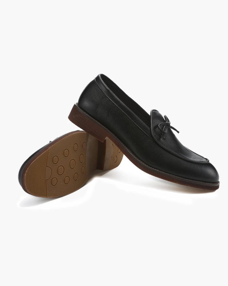 Hampton Lace Loafer – Classic Full-Grain Leather Dress Shoes